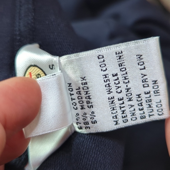 Talbots Petites Hi Rise Comfy Pull On Stretch Pants Navy PS - Picture 10 of 12